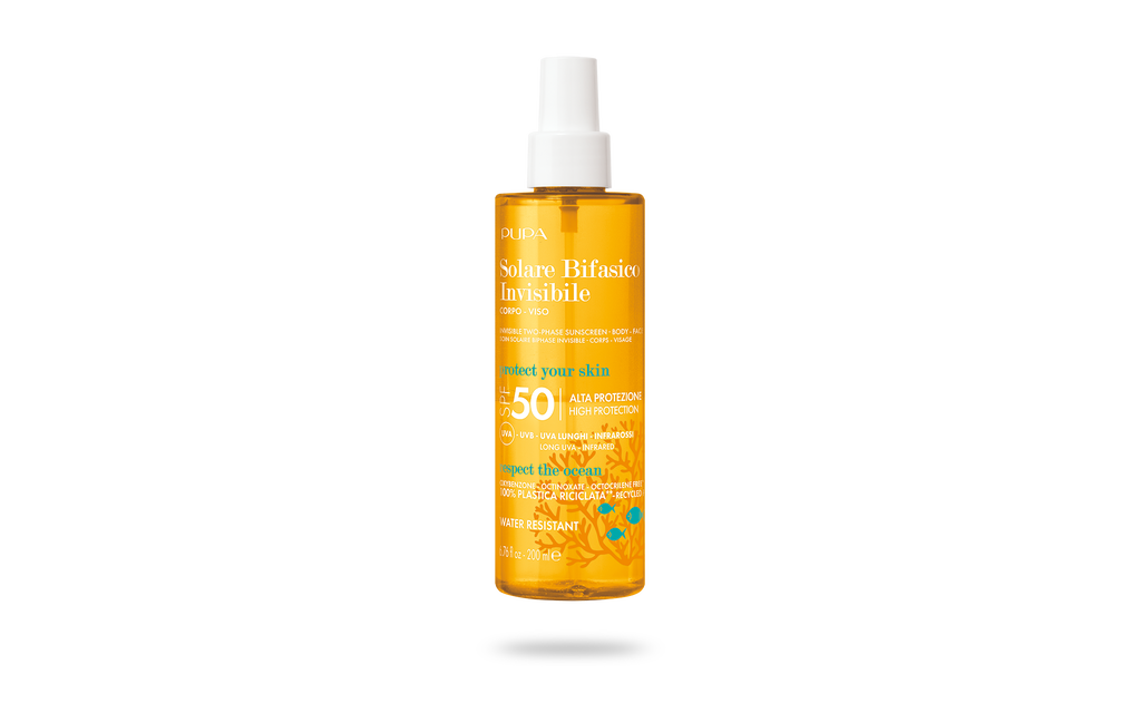 Sunscreen Invisible Two-Phase SPF 50 (200 ml) - PUPA Milano image number 0