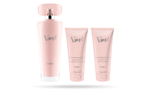Vamp! Pink Eau De Parfum + Shower Milk and Cream - PUPA Milano