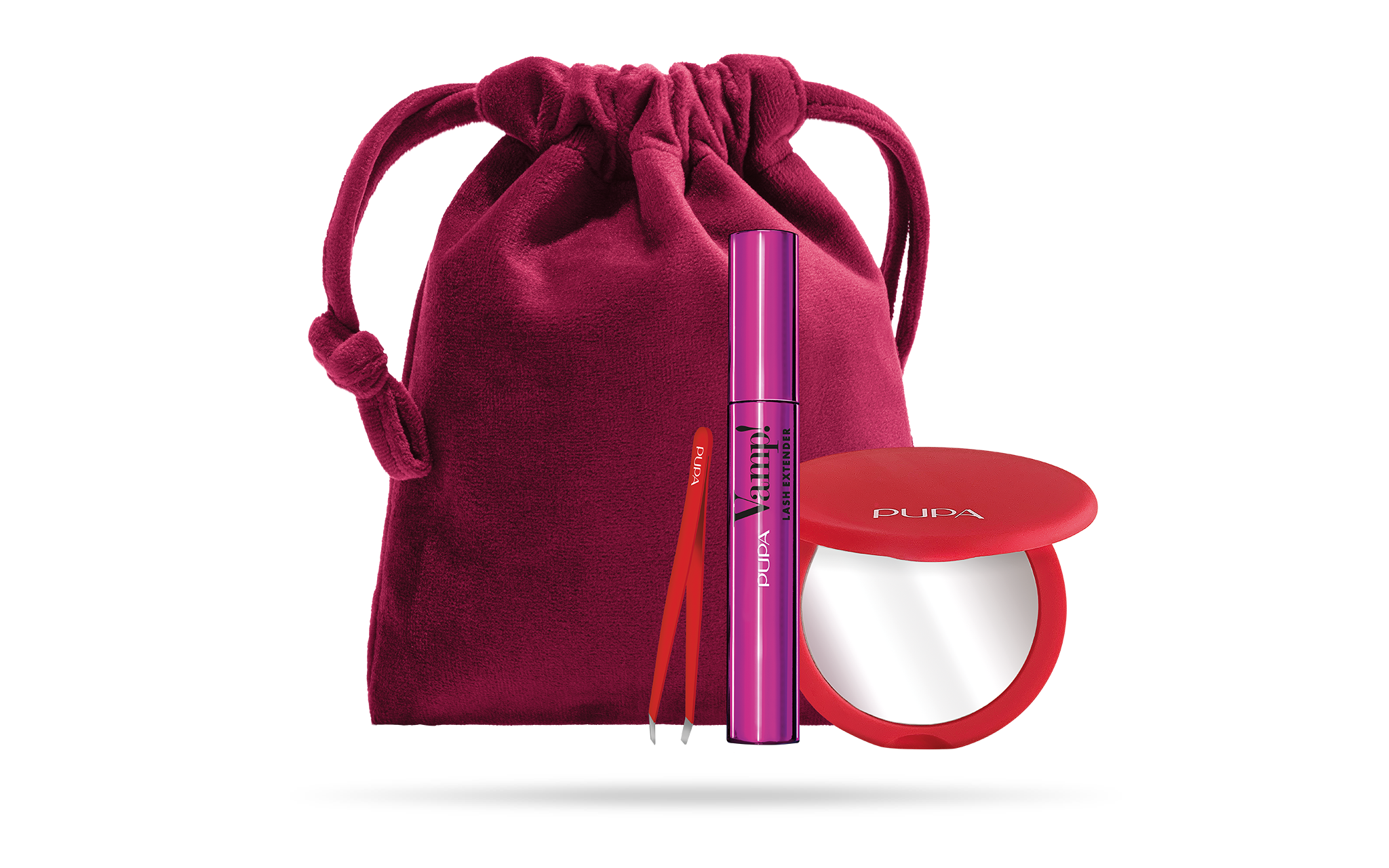Kit  Vamp! Lash Extender, Mirror And Tweezers - PUPA Milano