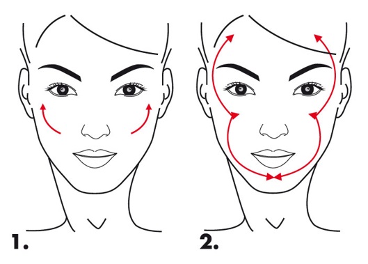 Pensulă oblică pentru blush, aplicare pudre bronzante și blush